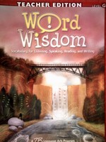 (image for) Word Wisdom Level G TE (TE)(Spiral) by Jerry Zutell