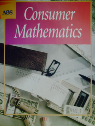 (image for) AGS Consumer Mathematics (H) by Kathleen M Harmeyer