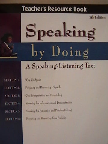 (image for) Speaking by Doing 7th Edition TRB (TE)(P) by Quattrini