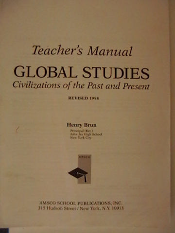 (image for) Civilizations of the Past & Present Revised TM (TE) (P) by Brun