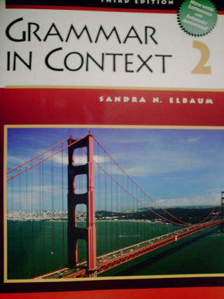 (image for) Grammar in Context 2 3rd Edition (PK) by Sandra N Elbaum