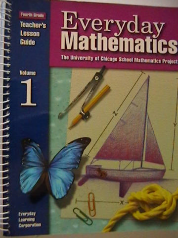 (image for) UCSMP Everyday Mathematics 4 TE Volume 1 (TE)(Spiral) by Bell,