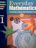 (image for) UCSMP Everyday Mathematics 5 TE Volume 1 (TE)(Spiral) by Bell,