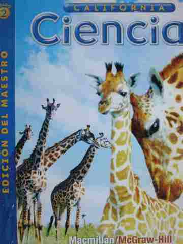 (image for) California Ciencias 2 TE (CA)(TE)(Spiral) by Hackett, Moyer, Vasquez, Teferi,