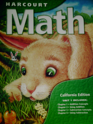 (image for) Harcourt Math 1-1 California Edition (CA)(P) by Maletsky,