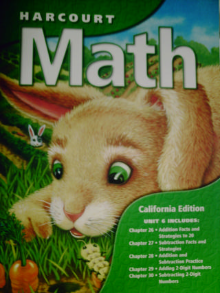 (image for) Harcourt Math 1-6 California Edition (CA)(P) by Maletsky,