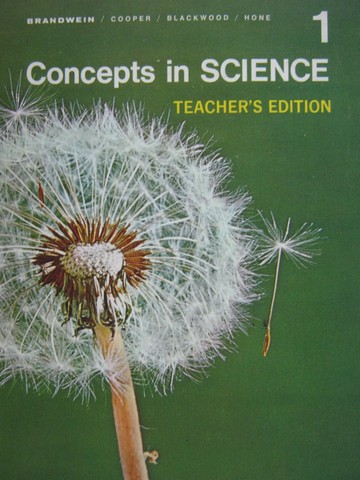 (image for) Concepts in Science 1 TE (TE)(H) by Brandwein, Cooper,