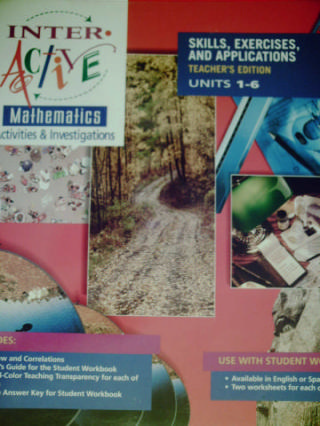 (image for) Interactive Mathematics Units 1-6 Skills Exercises Binder (TE)