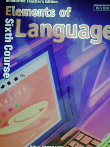 (image for) Elements of Language 6th Course ATE (TE)(H) by Odell, Vacca