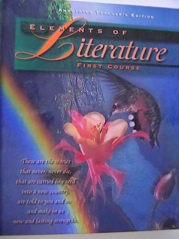 (image for) Elements of Literature 1st Course ATE (TE)(H) by Probst,