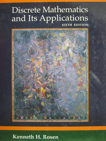 (image for) Discrete Mathematics & Its Applications 6th Edition (H) by Rosen