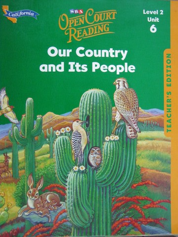(image for) SRA Open Court Reading 2.6 Our Country & Its (CA)(TE)(Spiral)