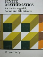 (image for) Finite Mathematics for the Managerial Social & Life Science (H)