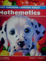 (image for) Mathematics K TE Volume 2 (TE)(Spiral) by Charles, Crown,