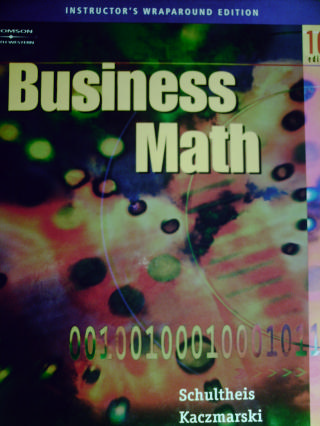 (image for) Business Math 16th Edition IWE (TE)(H) by Schultheis,