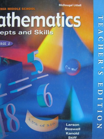 (image for) Mathematics Concepts & Skills Course 2 TE (CA)(TE)(H)