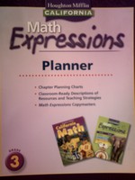 (image for) California Math Expressions 3 Planner (CA)(P) by Larson & Fuson