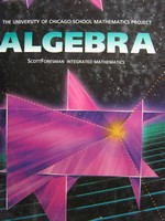 (image for) UCSMP Algebra 2nd Edition (H) by McConnell, Brown, Usiskin,