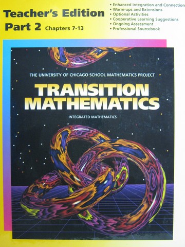 (image for) UCSMP Transition Mathematics 2nd Edition TE Part 2 (TE)(H)