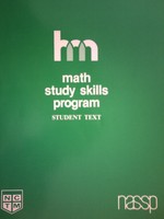 (image for) Math Study Skills Program Student Text (P) by Tobin