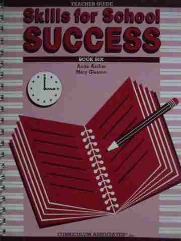 (image for) Skills for School Success Book 6 Teacher Guide 1994 (TE)(Wiro)