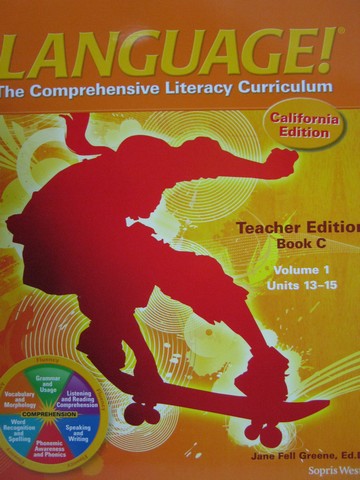 (image for) Language! 4th Edition C TE Volume 1 (CA)(TE)(Spiral) by Greene
