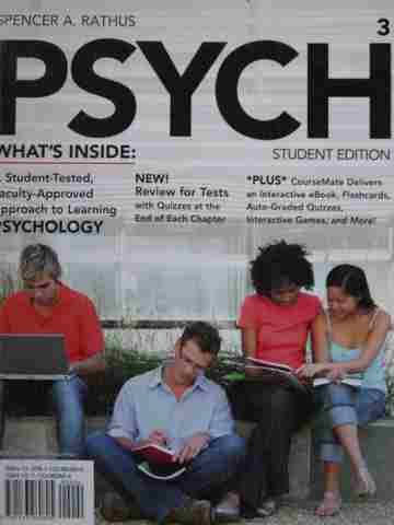 (image for) Psych 3rd Edition Student Edition (P) by Spencer A Rathus