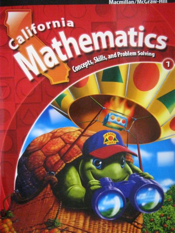 (image for) California Mathematics 1 Volume 1 (CA)(P) by Altieri, Balka,