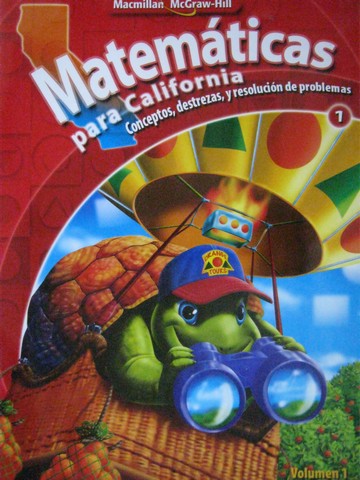 (image for) Matematicas para California 1 (CA)(P) by Altieri, Balka, Day,