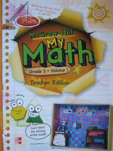 (image for) My Math 3 Volume 1 TE (TE)(Spiral) by Carter, Cuevas, Day,