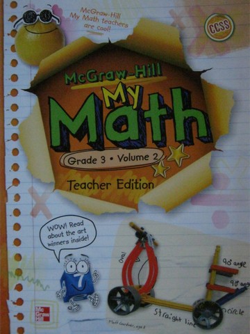 (image for) My Math 3 Volume 2 TE (TE)(Spiral) by Carter, Cuevas, Day,