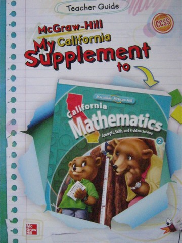 (image for) My Math 2 My California Supplement TG (CA)(TE)(Spiral) by Carter