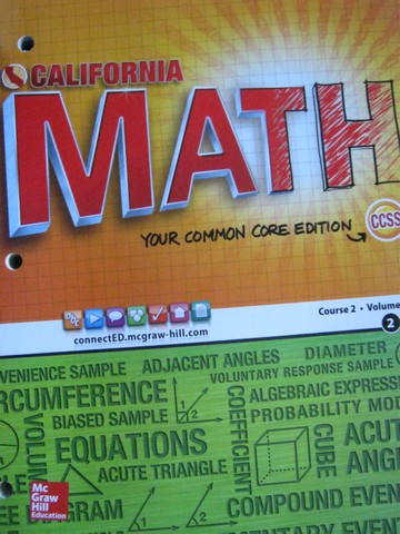 (image for) California Math Course 2 Common Core Volume 2 (CA)(P) - Click Image to Close