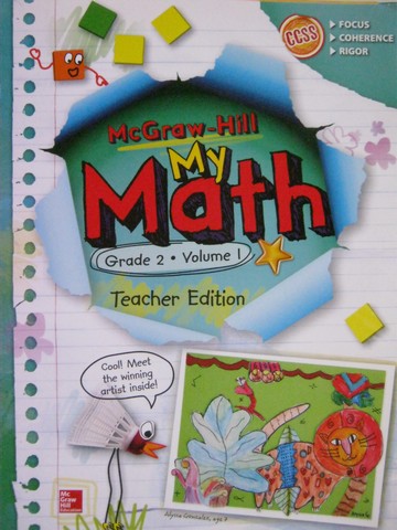 (image for) My Math 2 Volume 1 TE (TE)(Spiral) by Carter, Cuevas, Day,