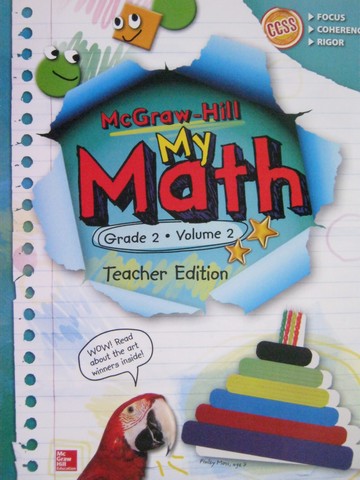 (image for) My Math 2 Volume 2 TE (TE)(Spiral) by Carter, Cuevas, Day,