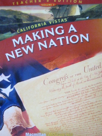 (image for) California Vistas 5 Making a New Nation TE V 2 (CA)(TE)(Spiral)