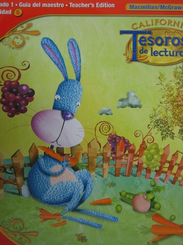(image for) Tesoros de Lectura 1.5 Naturaleza TE (CA)(TE)(Spiral) by Duran,