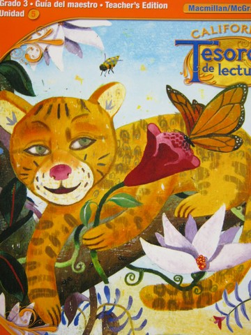 (image for) Tesoros de Lectura 3.5 Animales asombrosos TE (CA)(TE)(Spiral)