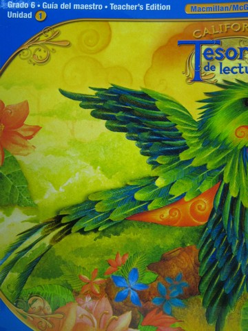 (image for) Tesoros de Lectura 6.1 Nuestras historias TE (CA)(TE)(Spiral)