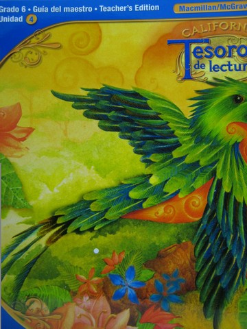 (image for) Tesoros de Lectura 6.4 Alcanzar los suenos TE (CA)(TE)(Spiral)