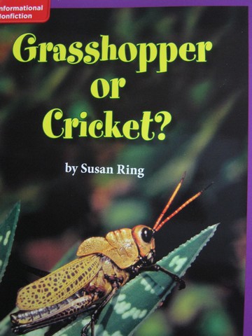(image for) Leveled Reader Library 4 Grasshopper or Cricket? (P) by Ring