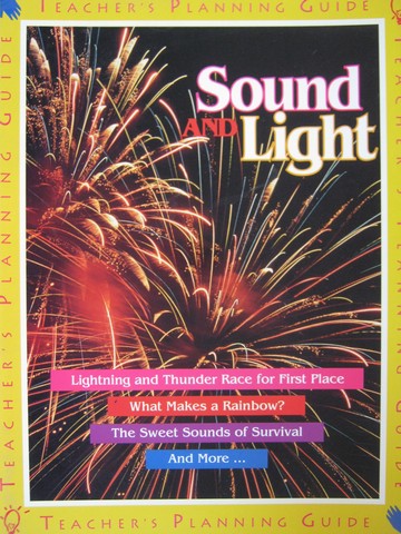 (image for) Sound & Light Teacher's Planning Guide (TE)(Spiral)