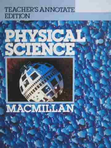 (image for) Macmillan Physical Science TAE (TE)(Spiral) by Eby & Horton
