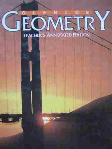 (image for) Glencoe Geometry TAE (TE)(H) by Sobel, Maletsky, Golden, Lerner,