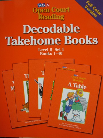 (image for) SRA Open Court Reading B 1-40 Decodable Takehome Books (P)