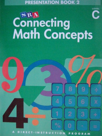 (image for) Connecting Math Concepts C Presentation Book 2 (TE)(Spiral) by Engelmann & Carnine
