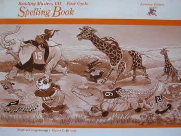 (image for) Reading Mastery 1/2 Fast Cycle Rainbow Edition Spelling Book (P)