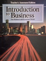 (image for) Introduction to Business TAE (TE)(H) by Brown & Clow