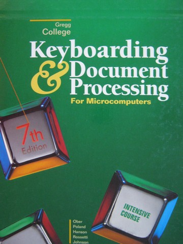 (image for) Keyboarding & Document Processing for Microcomputers 7e (H)