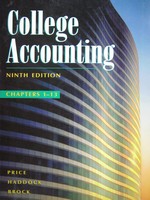 (image for) College Accounting 9th Edition Chapters 1-13 (P) by Price,